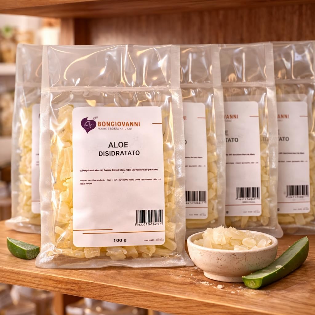 BONGIOVANNI FARINE E BONTA' NATURALI Aloe Disidratato - 0.2 kg