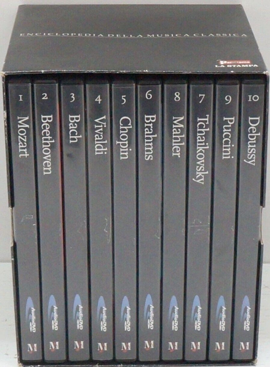 TEKNOFILM Enciclopedia della Musica Classica - 10 Dvd