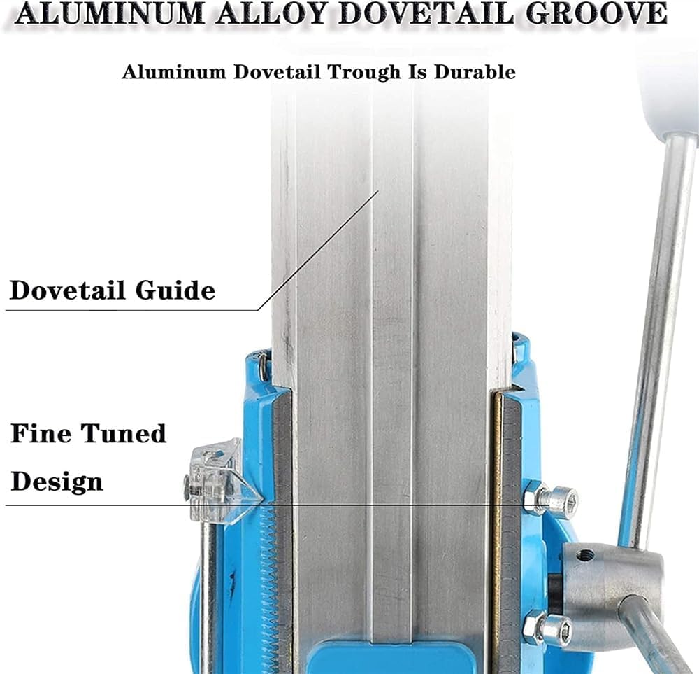 Soporte profesional para máquina de prensa de taladro, columna gruesa, base de aluminio fundido, 38-50 mm, rango de sujeción de 80 mm de carrera para una perforación precisa