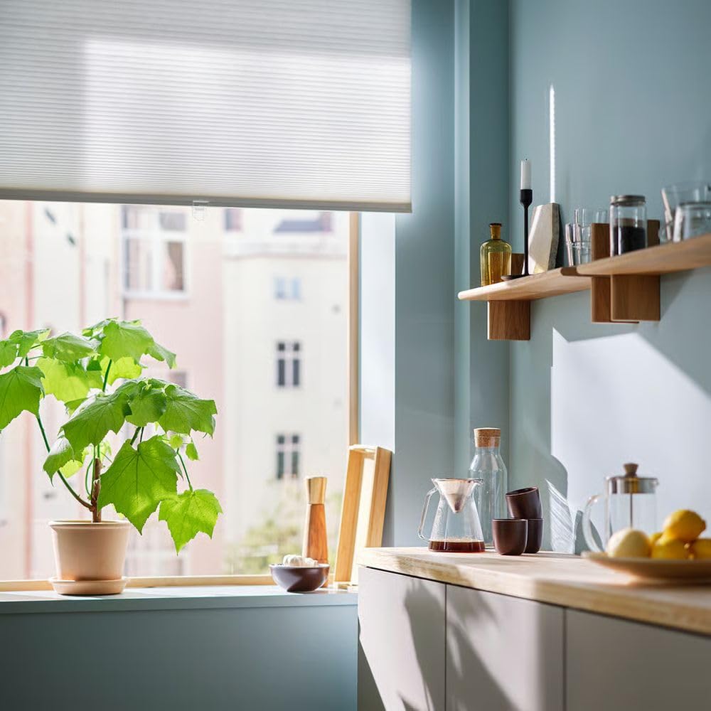 Amazon｜IKEA(イケア) HOPPVALS 断熱ブラインド, ホワイト (80290637