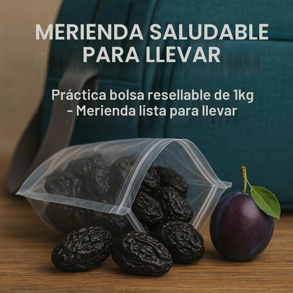 GiDeli Ciruelas secas 2 kg sin piedra sin azúcar de Chile