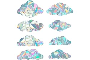 GORGECRAFT Large Rainbow Sun Catcher Window Stickers