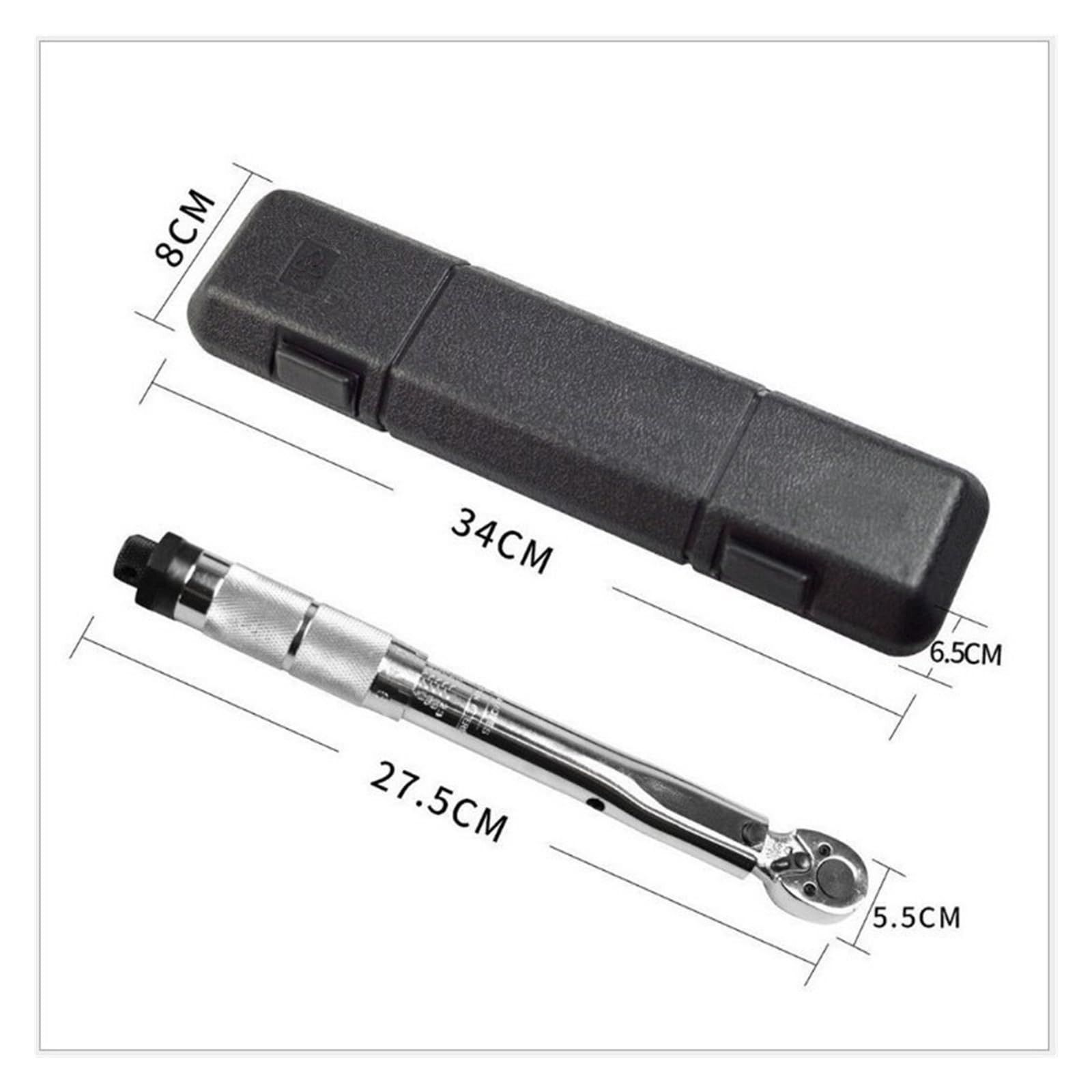 Chiave Dinamometrica, Chiave dinamometrica regolabile a cricchetto bidirezionale for bici, moto, auto, 5-25N.m, utensile manuale,per Automobile, Motocicletta, Bicicl(1/2(28-210))
