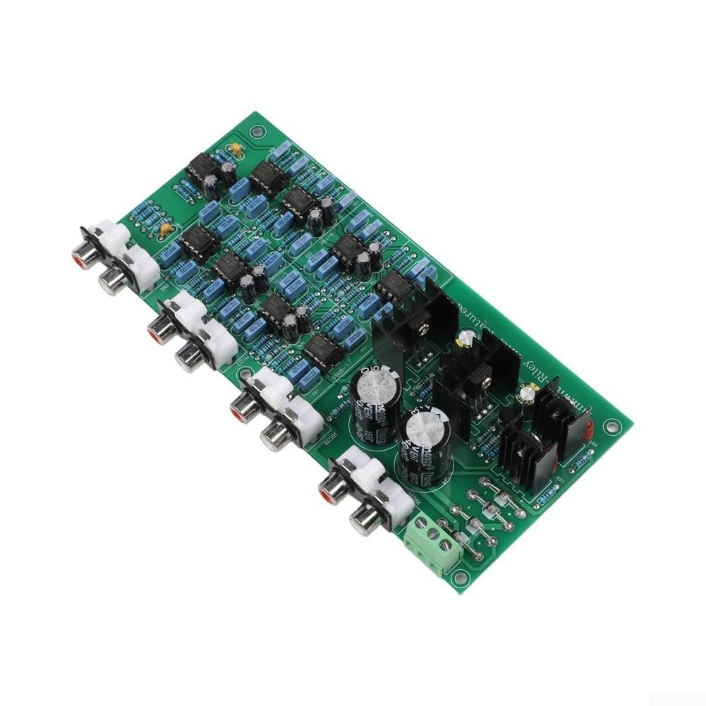 Crossover elettronico a 3 vie con punti di separazione regolabili per audio HiFi, uscita a 6 canali, chip NE5532, 173 x 79 mm