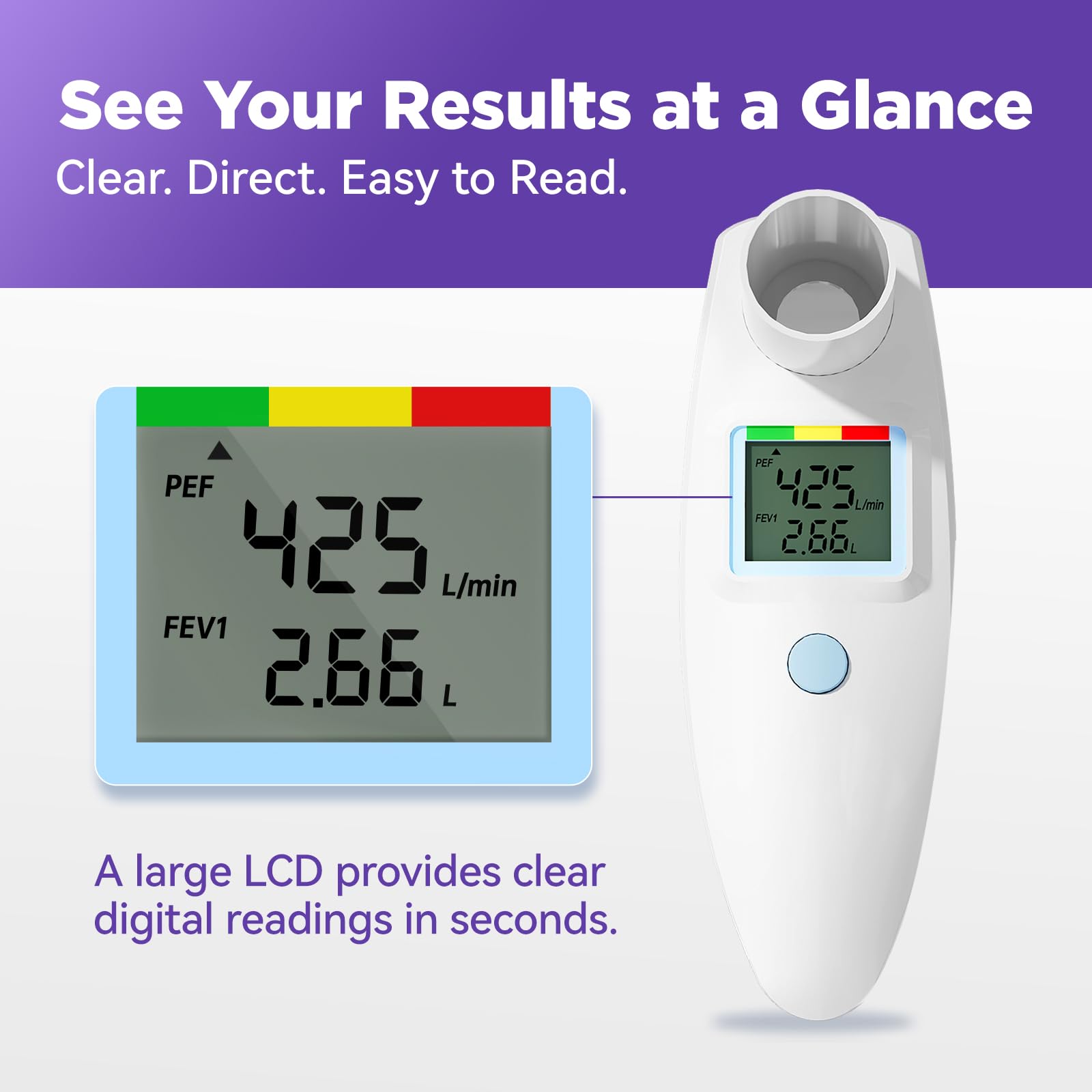 Nascool Peak Flow Meter - Asthma Monitoring -5