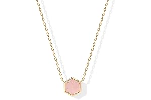 Dainty Gold Plated Gemstone Pendant Necklaces for Women
