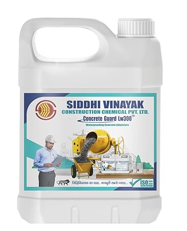 Concrete Guard LW300 1kg concrete admixture,water proofing membrane ,Flexible, micro fibre reinforced waterproofing and heat reflective coating system for roof slabs and terraces , siddhi vinayak construction chemical pvt.ltd.