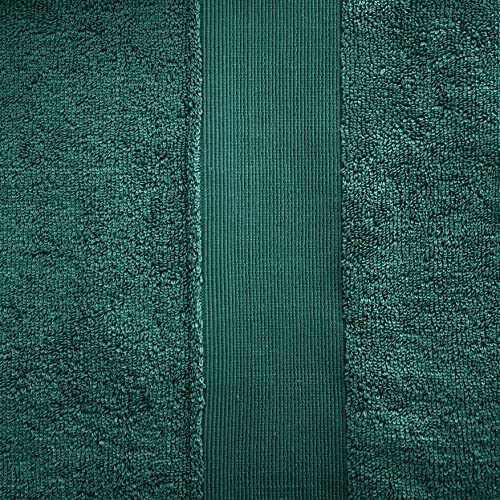 Catherine Lansfield Bathroom Anti Bacterial 500 gsm Soft & Absorbent Cotton Hand Towel Forest Green - Cosy Home Interiors Catherine Lansfield Bathroom Anti Bacterial 500 gsm Soft & Absorbent Cotton Hand Towel Forest Green - Image 3