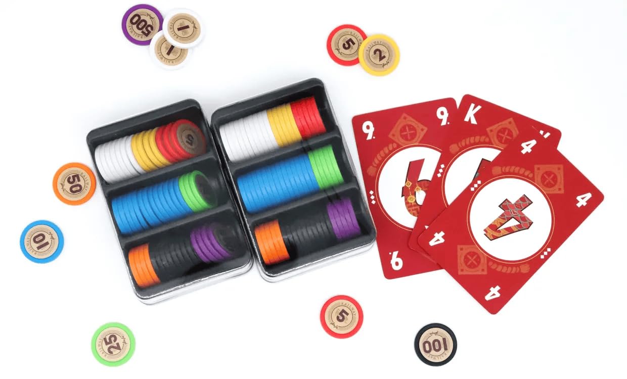 Amazon | Playte Railway chip 120 pieces 鉄道チップ – 卓上用ミニ