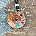 Ezina Designs - Reversible Orgonite Chakra Orgone Gemstone Pendant with Tesla Coil for Healing and Meditation