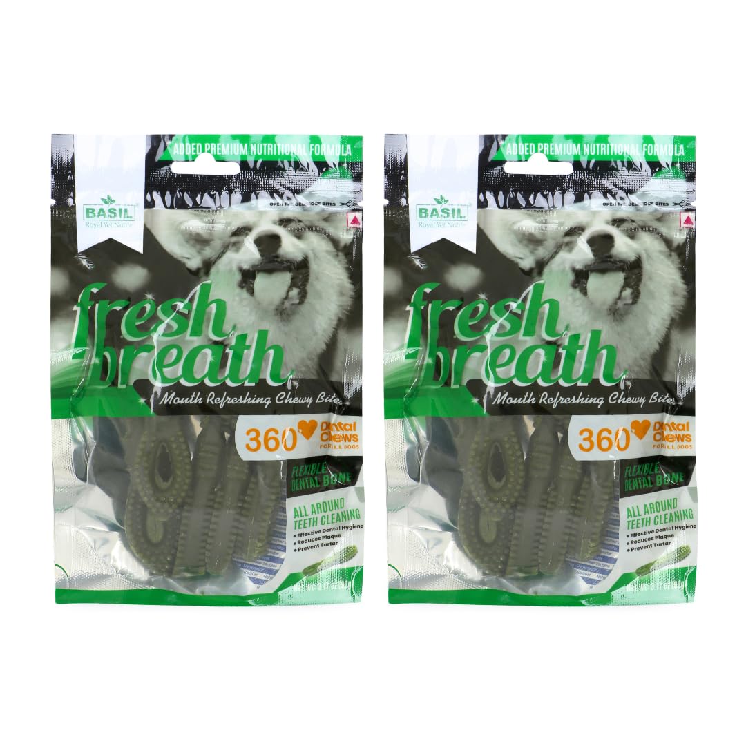 Basil 360 Fresh Breath Dog Treat, 90 g (B072FJS8VB) Amazon Price History, Amazon Price Tracker