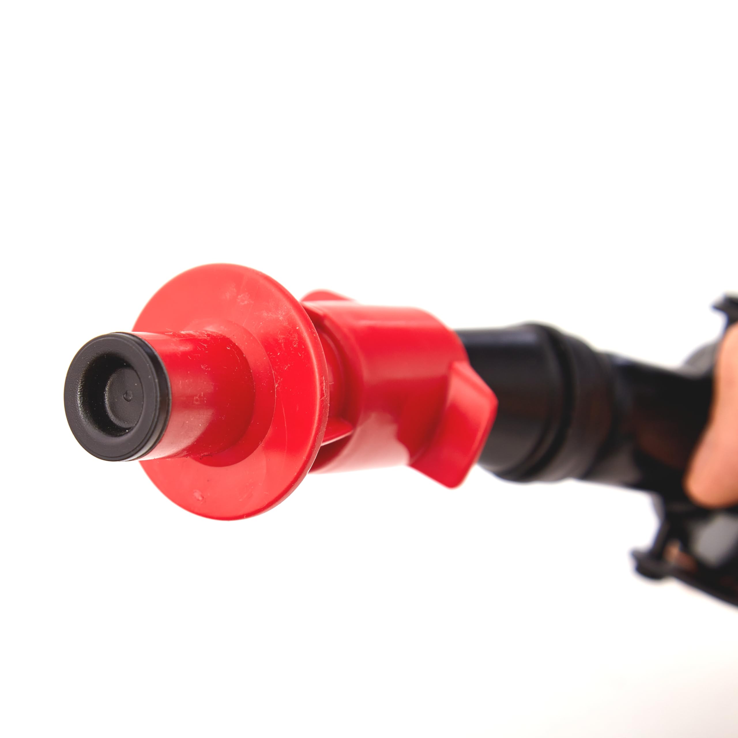 BW® Beccuccio per tanica carburante in metallo, 5/10/20 litri, "Smart Spout" con protezione antigoccia, colore nero, RAL 9005, made in Europe