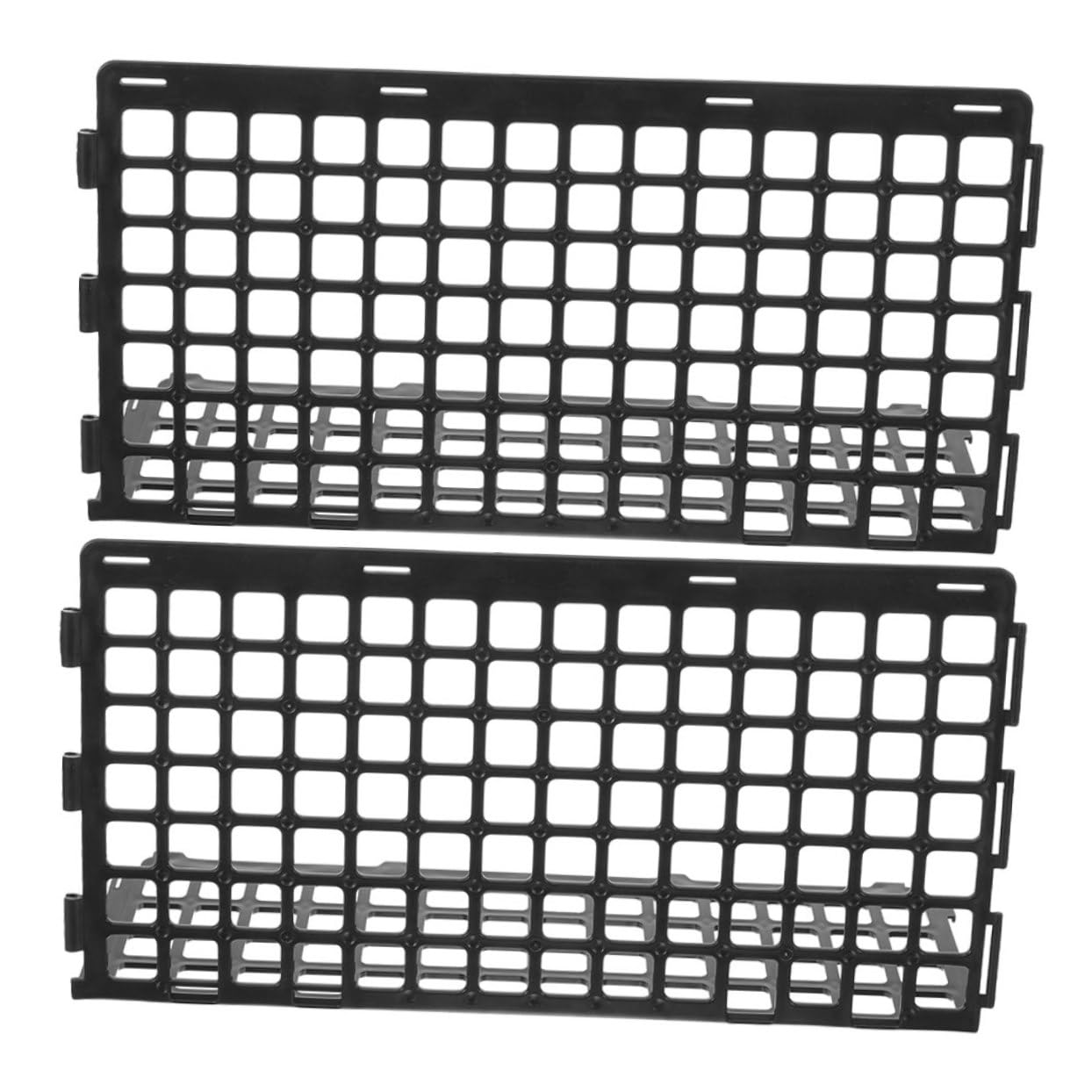 FUNOMOCYA Enhanced Display Fruit and Vegetable Divider 2pcs Fresh Food Guardrail Wire Baffle Separator Supermarket Shelf Organizer Retail Shelf Fence