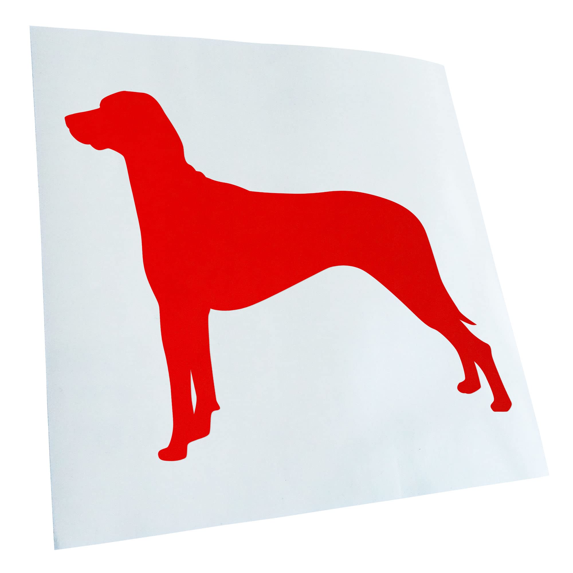 Kiwistar - Car Sticker - Red - 30 x 25 cm Ridgeback Rhodesian Dog - Rear Window Car Sticker Weatherproof for Car Truck Moped Truck - Sticker Exterior Self-Adhesive Tuning Accessories for Window
