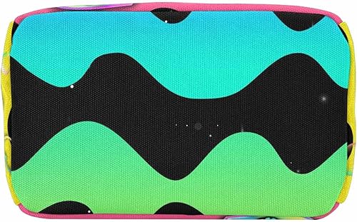 Miniatura 5 de Bolsa de almuerzo personalizada con nombre para niños, bolsa de picnic con cremallera de burbujas de mariposa personalizada a rayas, bolsa