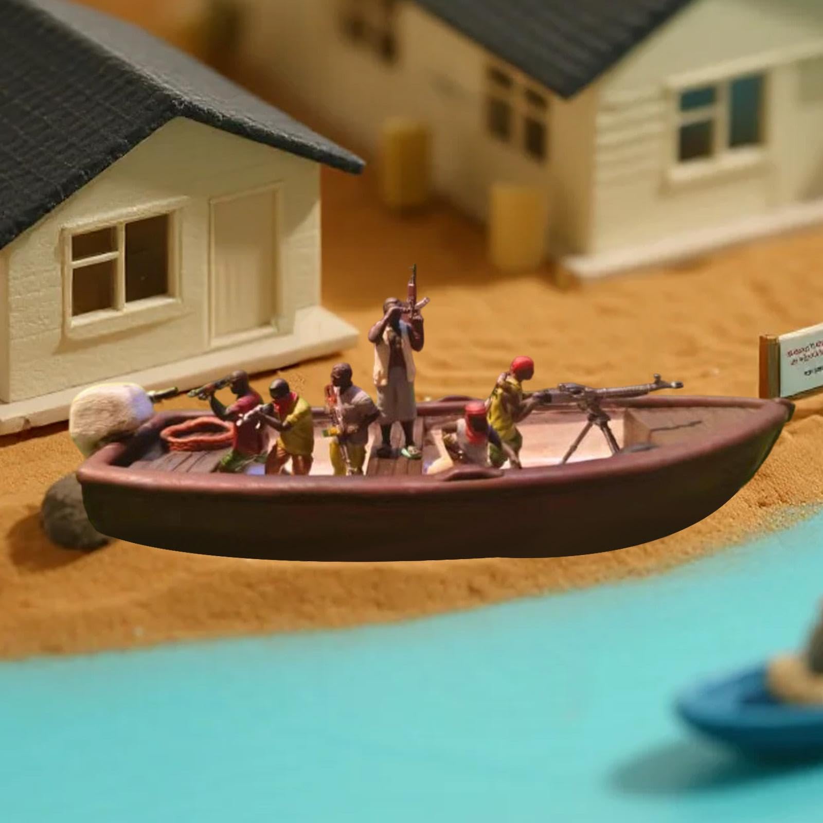 Set De Miniaturas 1/64 para Juegos De rol,con Barco