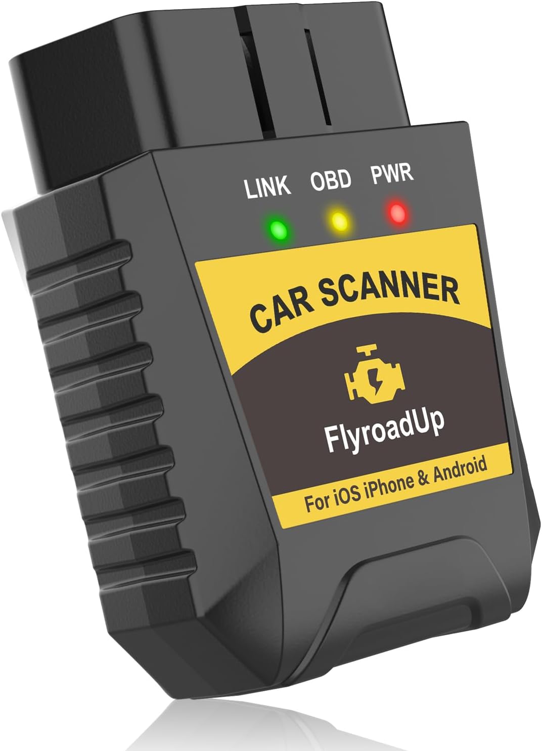 OBD2 Scanner Bluetooth for iPhone iOS Android OBDII Diagnostic Scan Tool Code Reader to Clear Error Code