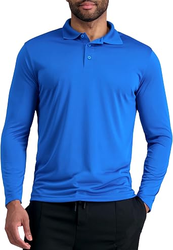 Haggar Mens Short Sleeve Stretch Polo