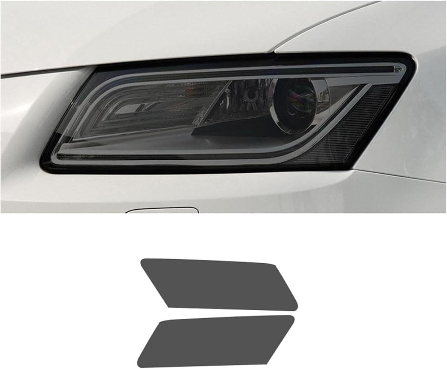 SamLng Car Front Light Film for SQ5 2013-2017 Headlight Protection Sticker Car Front Headlamp Protection Film car Lights Film Headlight Anti-Scratch Non-Yellowing Protective Film