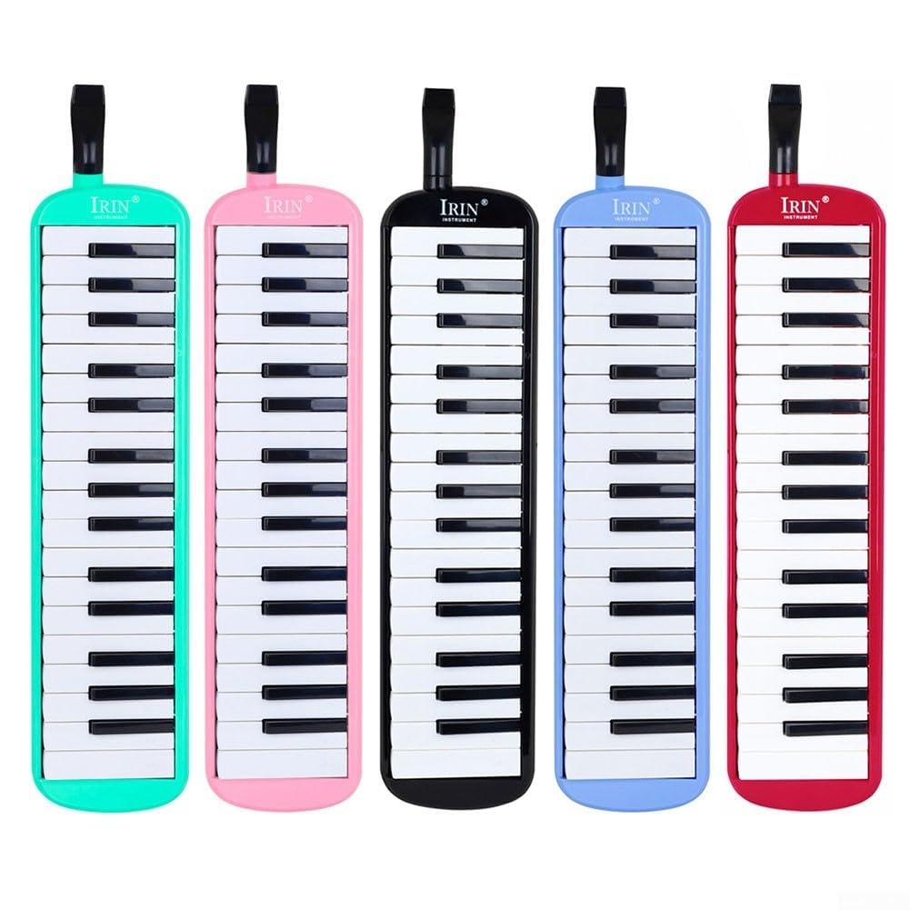 Ensemble de mélodicas portable à 32 touches, parfait pour les performances solo et l'apprentissage de la musique, sac inclus (vert)