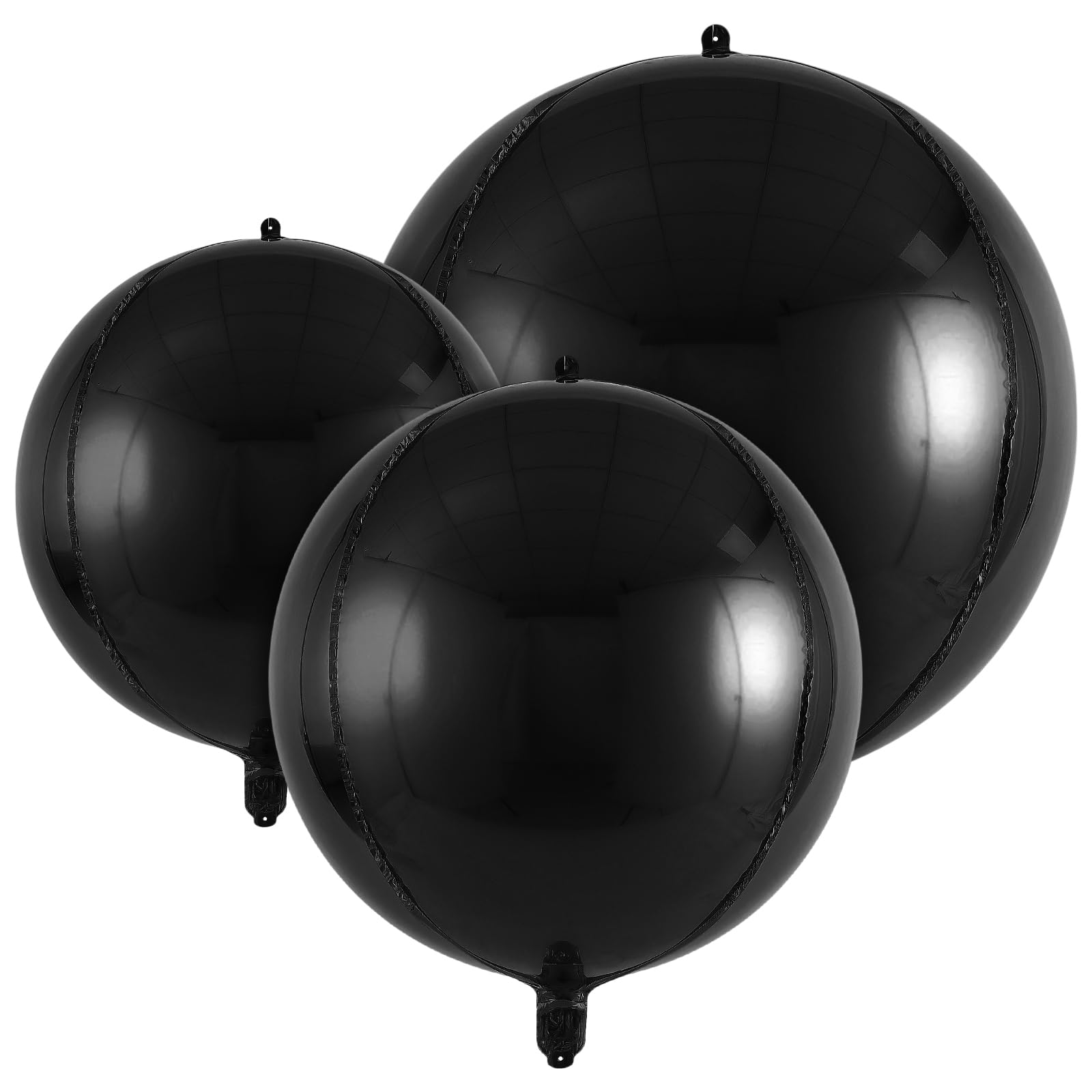 18 Pcs Foil Balloons Shiny Round Balloons Set Large Balloon Garland Arch for Birthday Graduation Wedding Bachelorette Party Decorations, 5 Pcs 22 in,