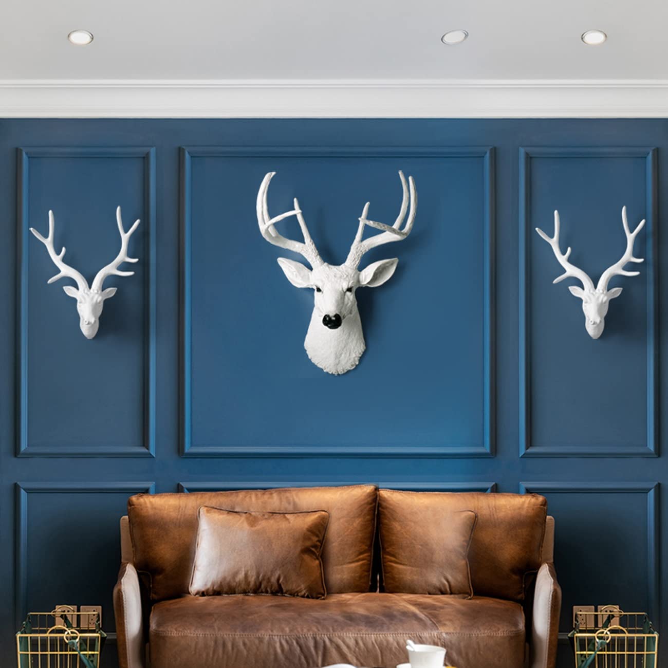 Décoration Murale Décoration murale tête d'animal, tête de cerf Décoration Murale Décoration murale tête d'animal, tête de cerf