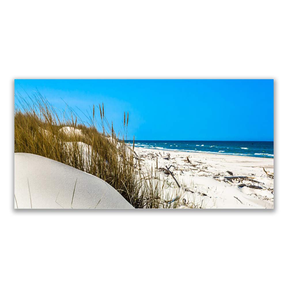 Tableau déco design en verre trempé 140x70cm Tulup édition paysage marin moderne