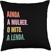 Vista 1 de Divertido diseño portugués de nombre - Almohada de tiro Ainoa