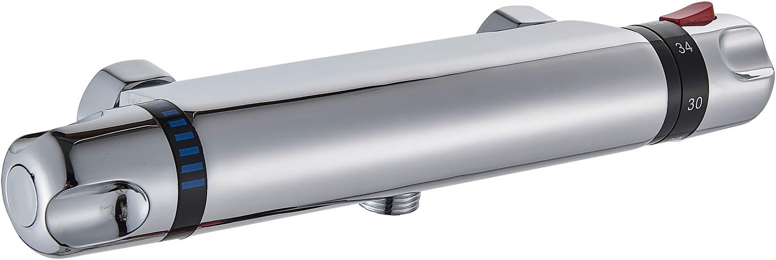 Rozin Chrome Finish Thermostatic Shower Faucet Control Valve Wall Mounted
