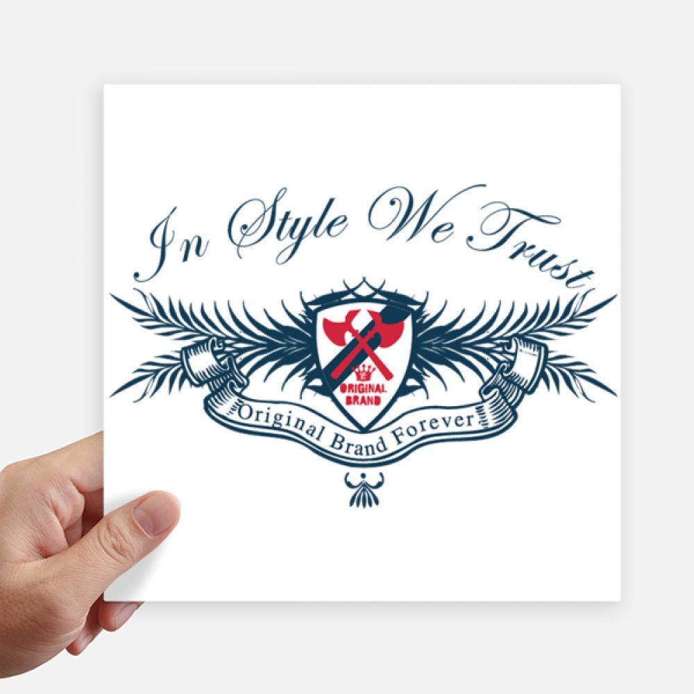 Autocollant emblème chevaliers médiévales 20 cm stickers carrés multiproduits 4pcs