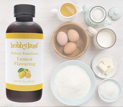 Miniatura 3 de Hobbyland Emulsiones de panadería (sabor a limón, 4 onzas líquidas), emulsión para hornear limón, hechas en pequeños lotes.