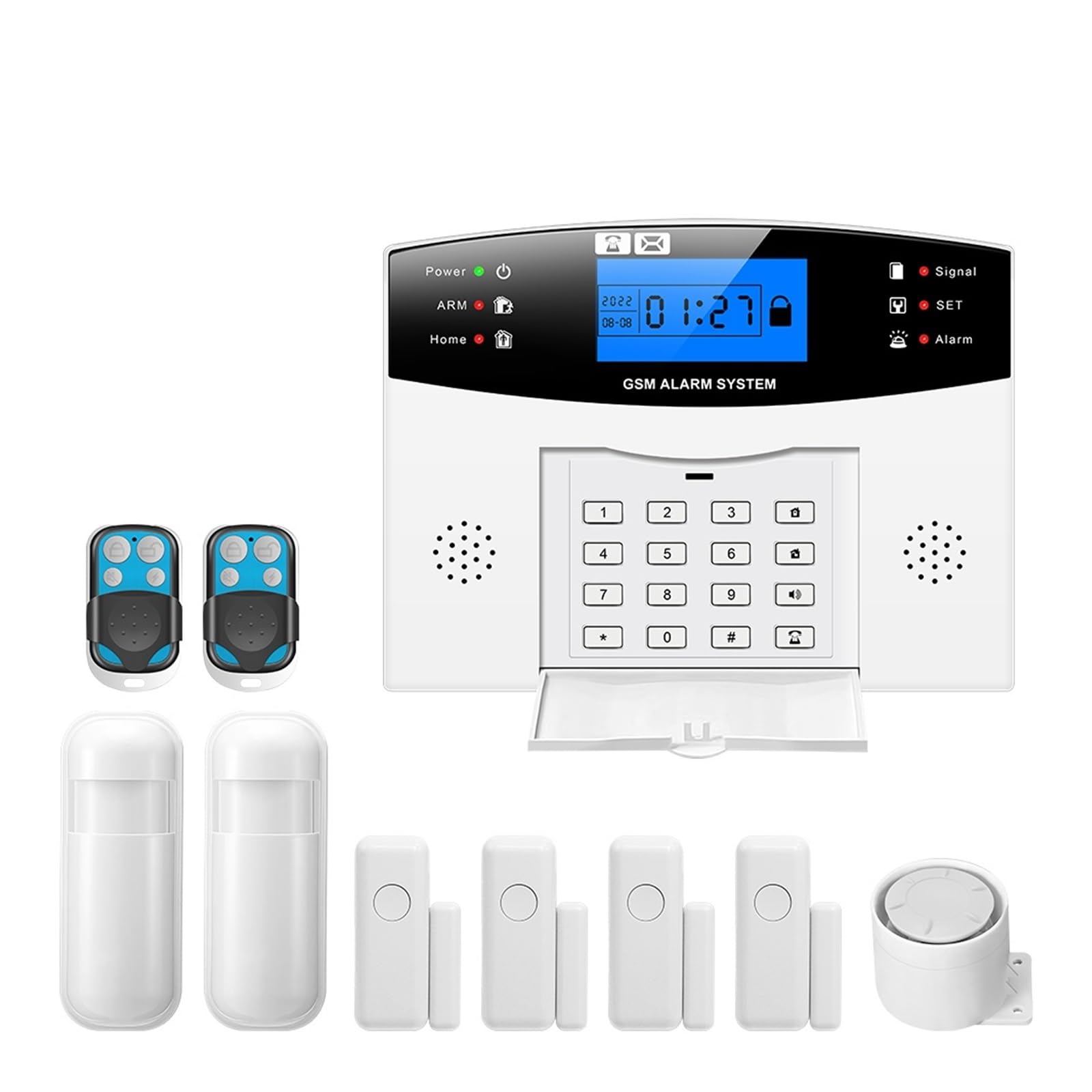Tuya Smart Home Alarm Residential Wireless House WIFI Anti -theft Systems Security Remote Monitoring(G)