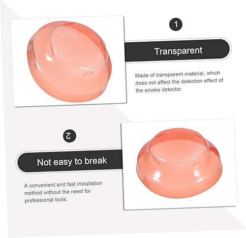 Miniatura 5 de Gadpiparty 10 piezas de cubierta de detector de cubierta protectora para cocinar y hornear evita falsas alarmas instalación rápida herramienta