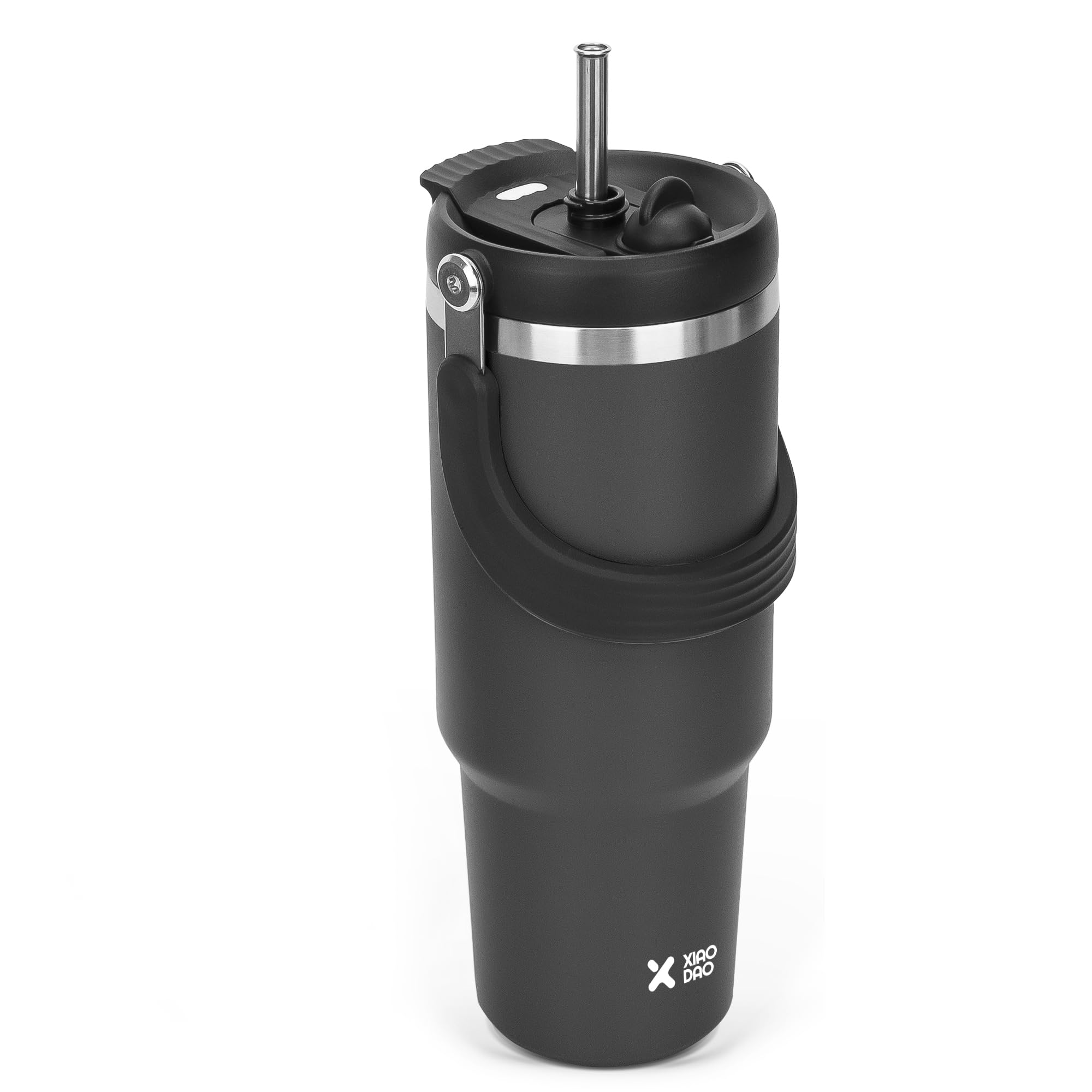 SKIASE タンブラー ストロー付き 900ml 水筒 大容量 ウォーターボト…