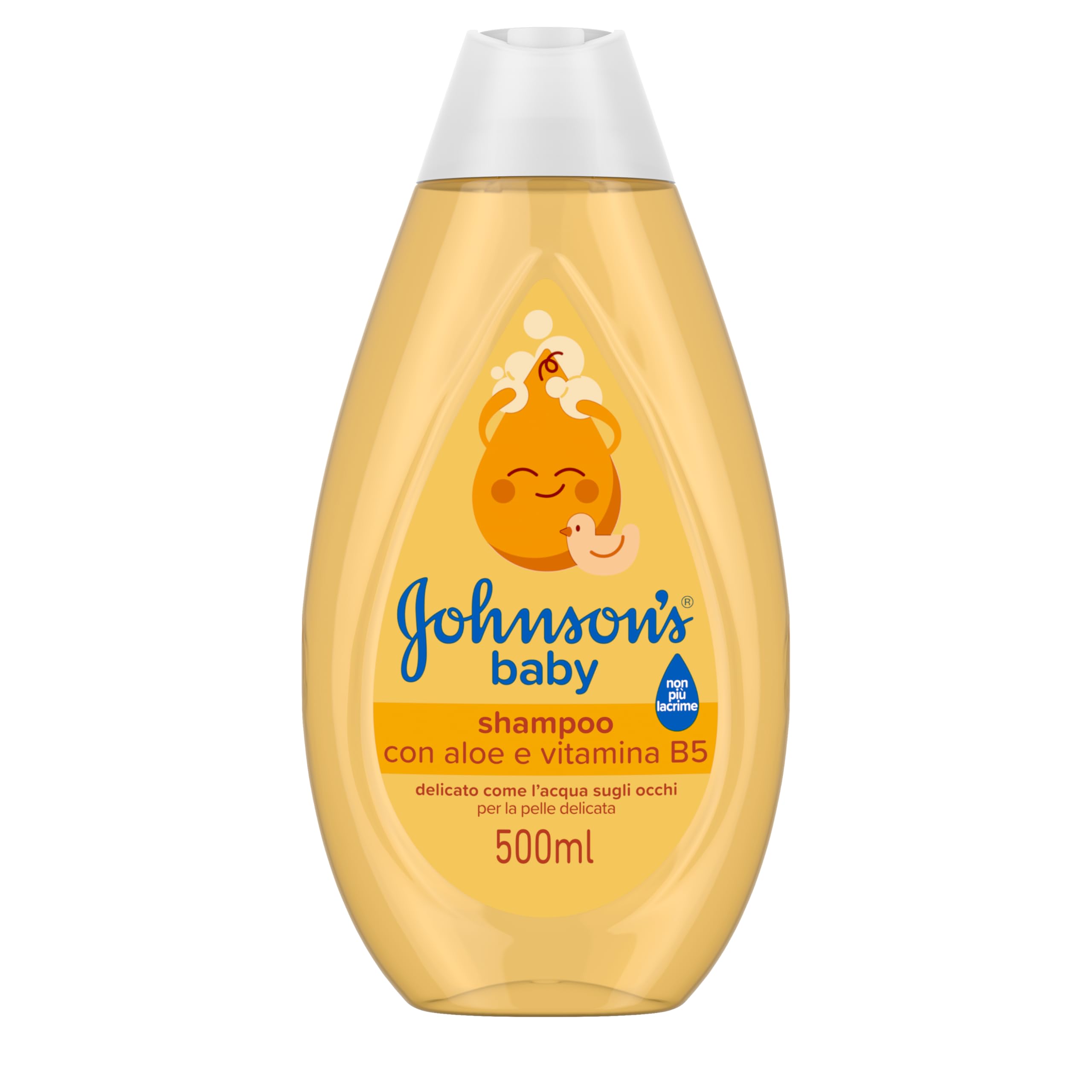 Johnson's Baby Shampoo bambini e neonati Con Aloe e Vitamina B5 500ml