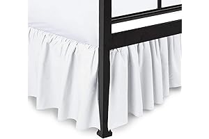 King Dust Ruffle Bed Skirt 18 Inch Drop