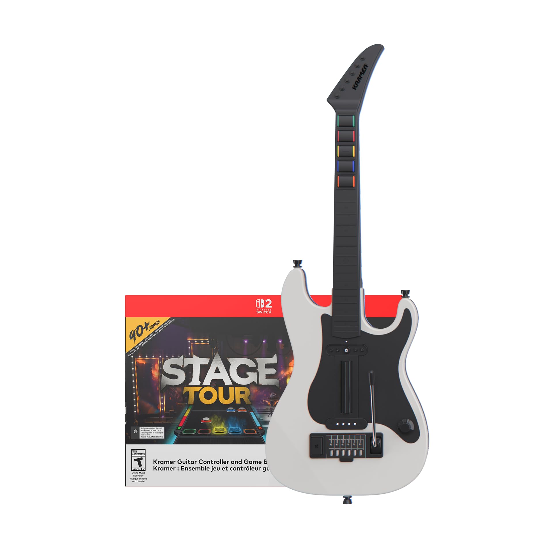 Stage Tour Game + Kramer Wireless Guitar Controller Bundle for Nintendo Switch 2