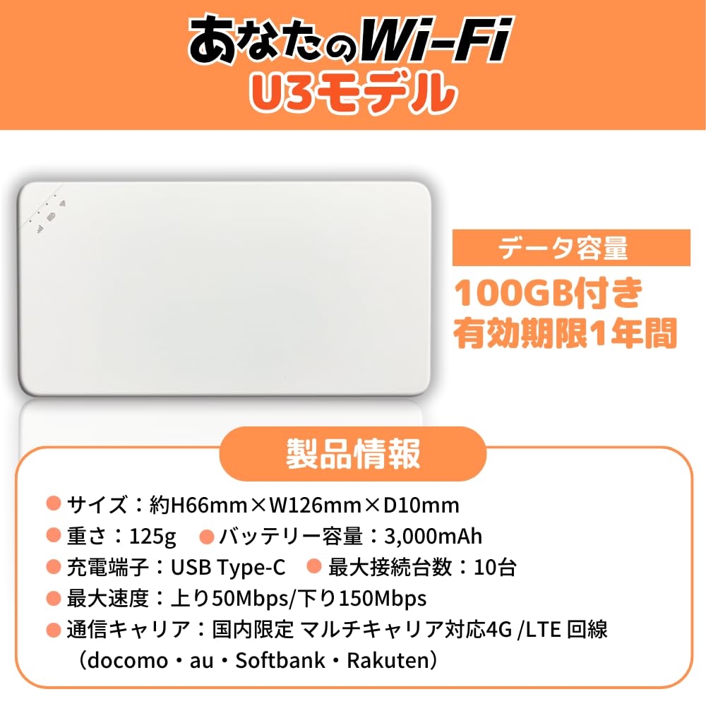 Amazon.co.jp: チャージ WiFi USED品だから超安い！！【あなたのWi-Fi 