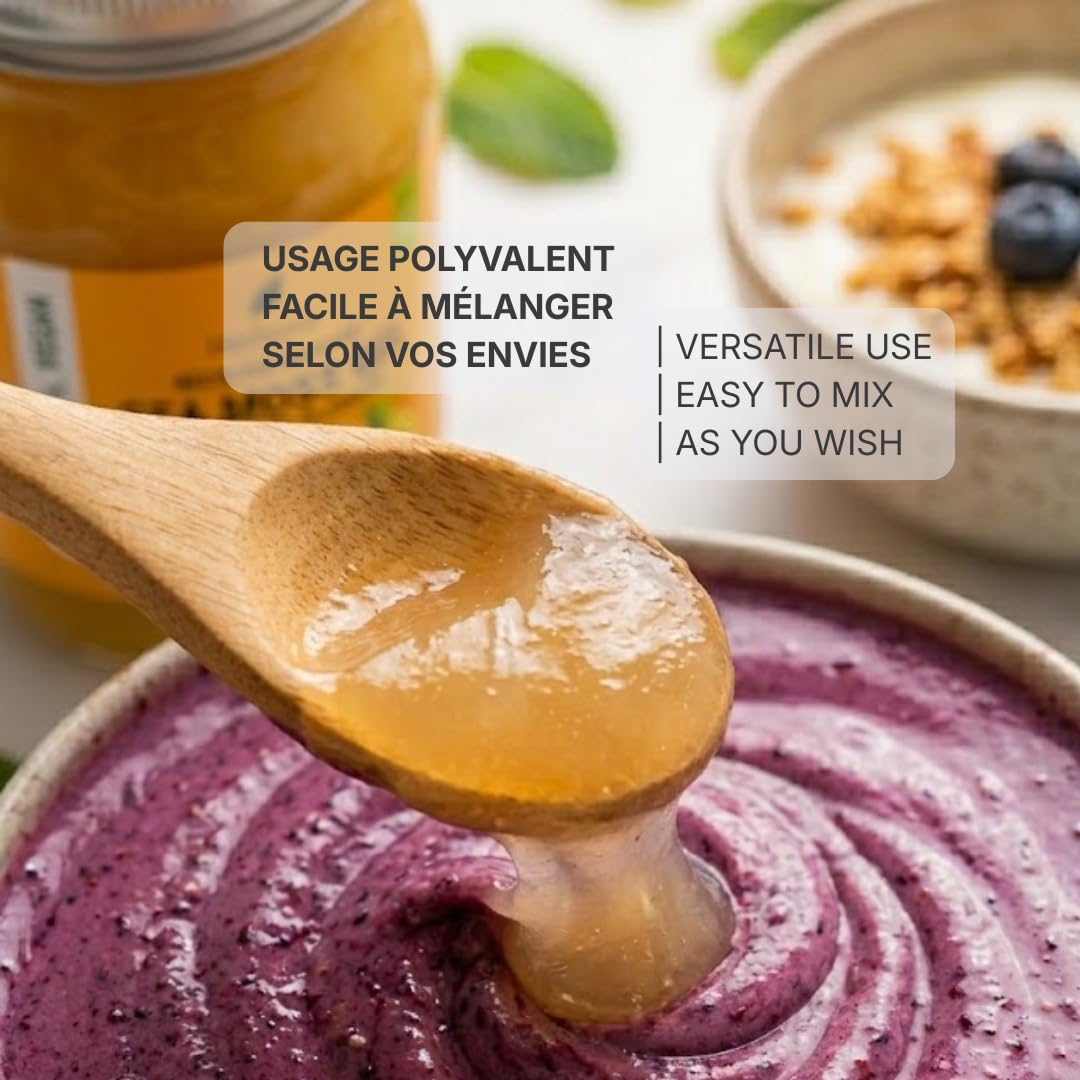 Sea Moss Irisches Gel, 100 % natürlich, wildes Meermoos, vegan, cremige Textur, 510 g (Zitrone)