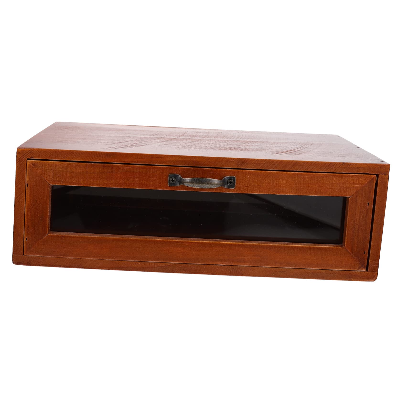 POPETPOP Caja De Almacenamiento Elevadora Vintage Organizador De Escritorio De Madera Para Decoración De Escritorio y Almacenamiento De Cosméticos En El Hogar