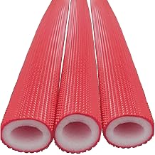 Pipe Insulation,Foam Tubing for Handle Grip Support Foam Tube for Protecting Pipes and Heat Preservation,Red-ID20mm/0.7"