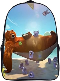 BRPOSOILYS Forest Grizzy The Lemmings Laptop Backpack College School Travel Daypack 2 Compartment Basic Bag Shoulders Rucksack