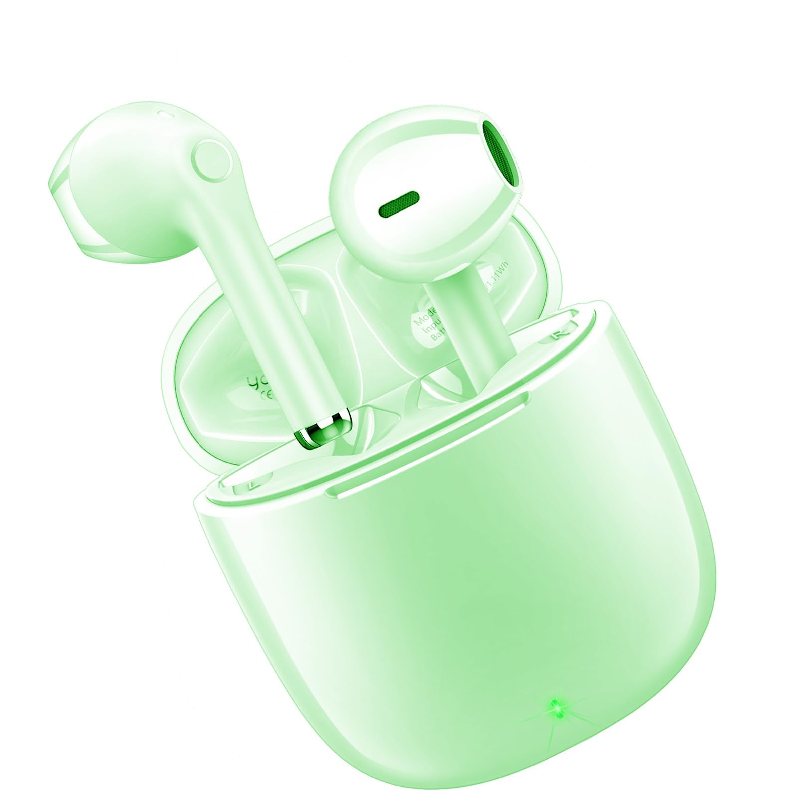 yobola Bluetooth Kopfhörer In Ear, Kopfhörer Kabellos Bluetooth 5.1 HiFi Stereoklang, IPX5 Wasserdicht Kabellose Kopfhörer Touch Control, Wireless Kopfhörer, Eingebautes Mikrofon, für Smartphone