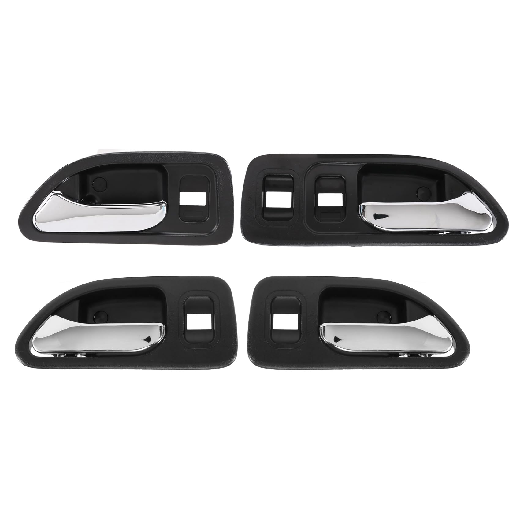Littimoon Car Door Handles Chrome Interior Inside Inner Front Rear Driver Passenger Side for Accord 1994-1997
