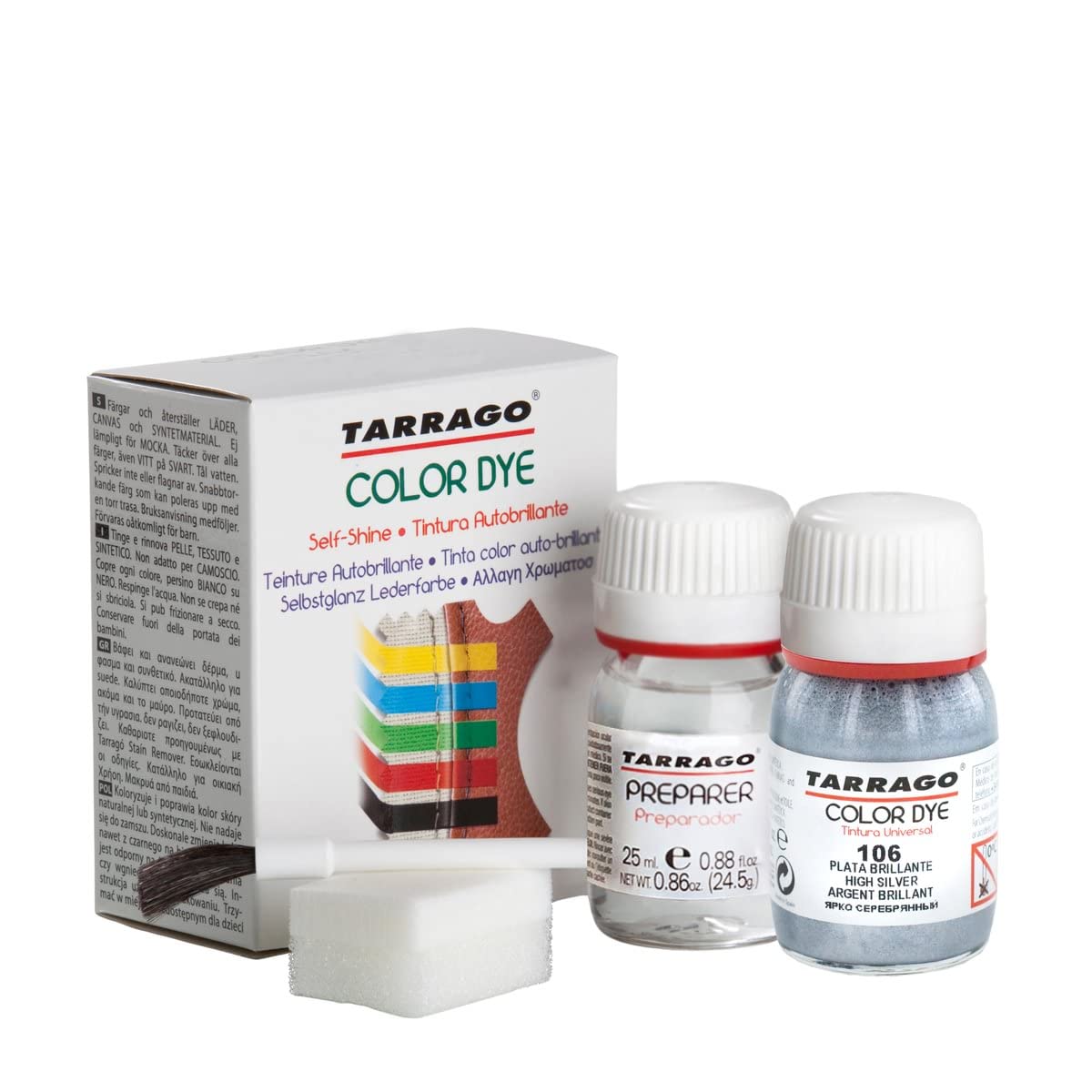 TarragoTarrago Self Shine Color Dye and Preparer 25Ml., High Silver #106, 25 ml