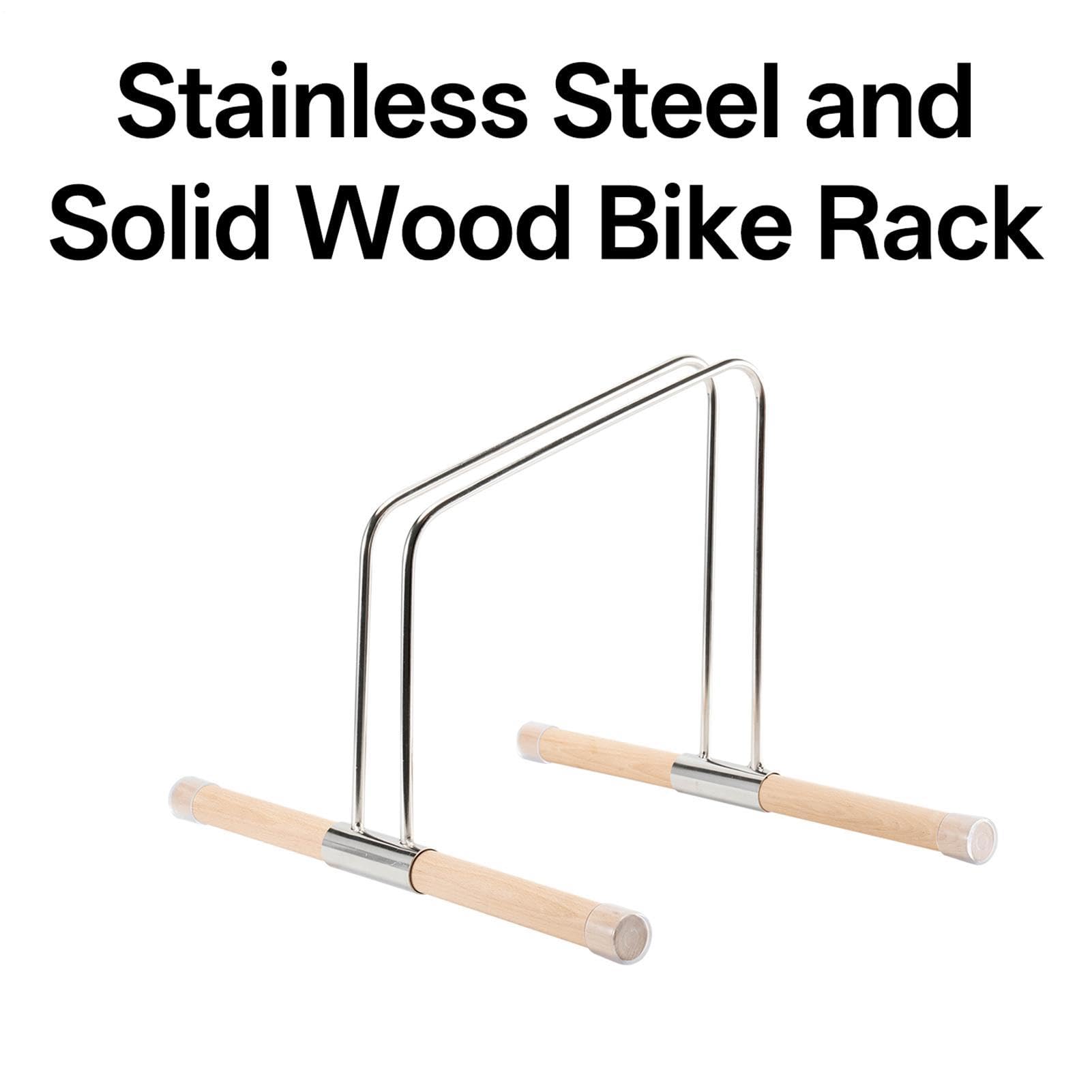 Soporte de Aparcamiento para Bicicleta Base de Suelo para Estacionamiento | Bastidor Pavimento para Bicicletas para la Montaña, Carretera, el Apartamento, Hogar, Taller, Garaje y