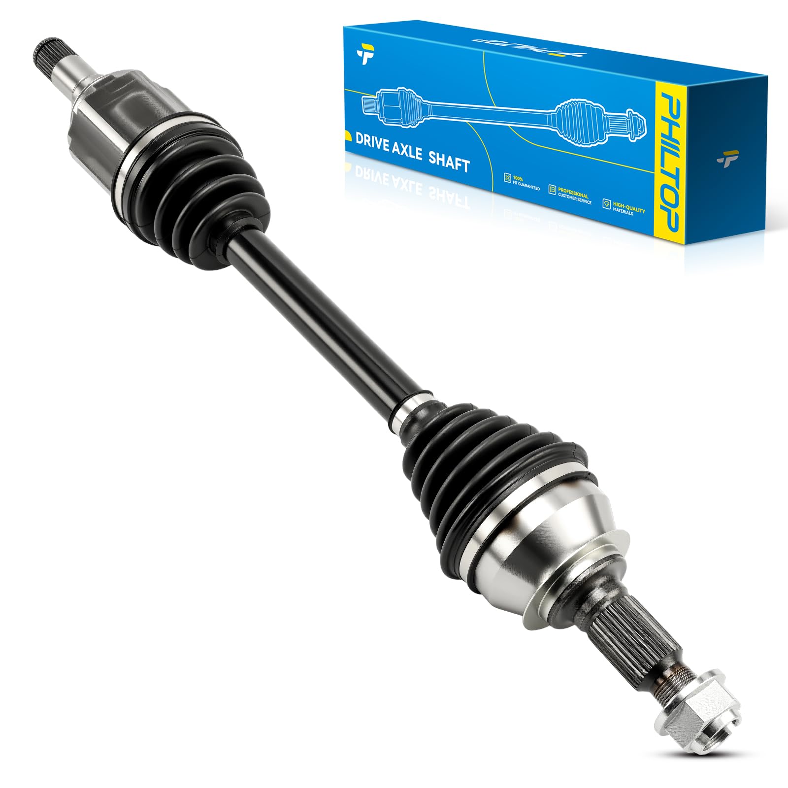 PHILTOP Front Left CV Axle for Chevrolet Malibu 2019-2023, NCV10265 CV Axle Shaft 1 PCS