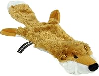 Vista 5 de Hyper Pet Critter Skinz Fox - Juguete de peluche para perro con chirriador, tamaño grande
