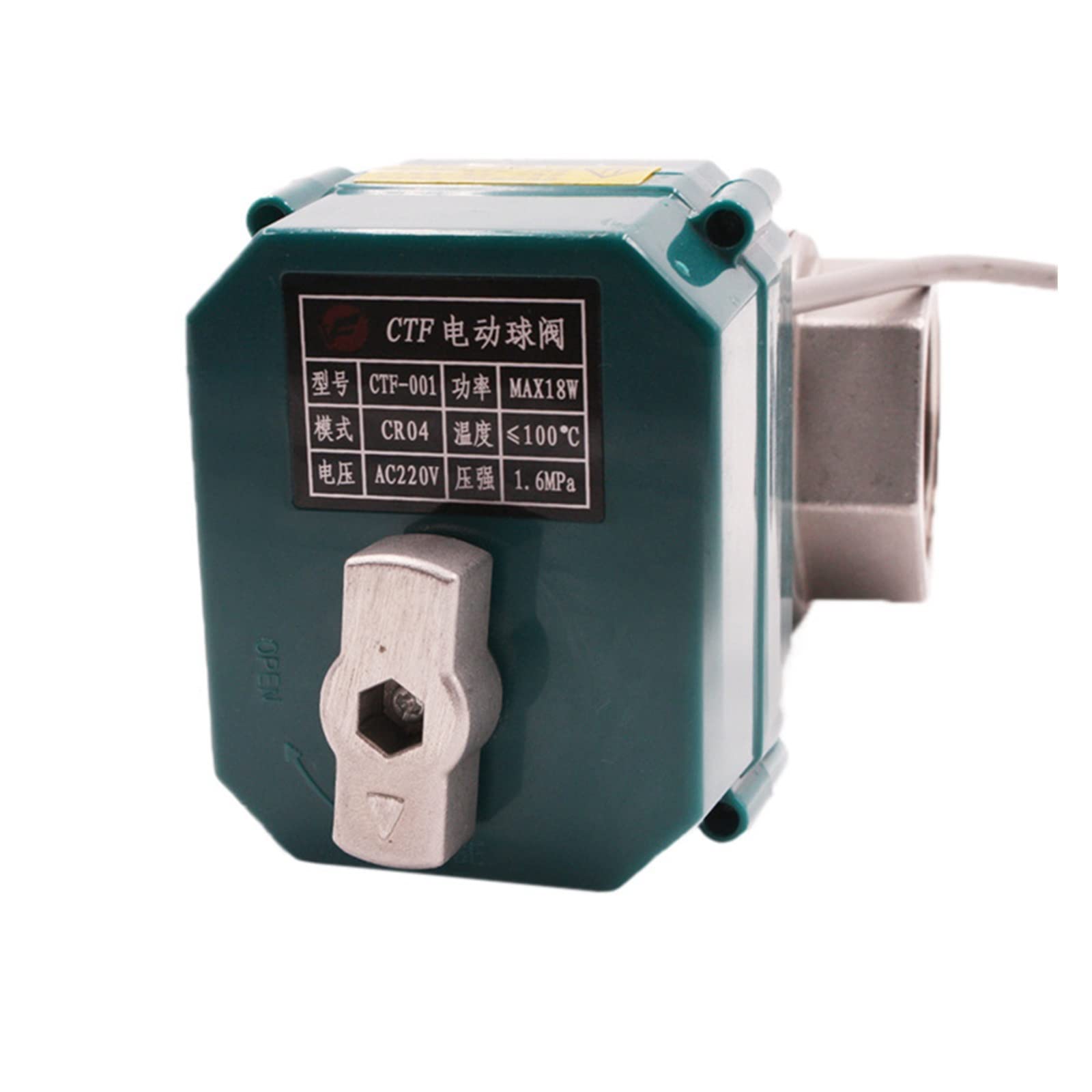 resistere ad alta pressione e temperatura estremi Valvola a sfera motorizzata DN15-50 Valvola a sfera a passaggio pieno in acciaio inossidabile Attuatore elettrico a 2/3 fili con interruttore manuale