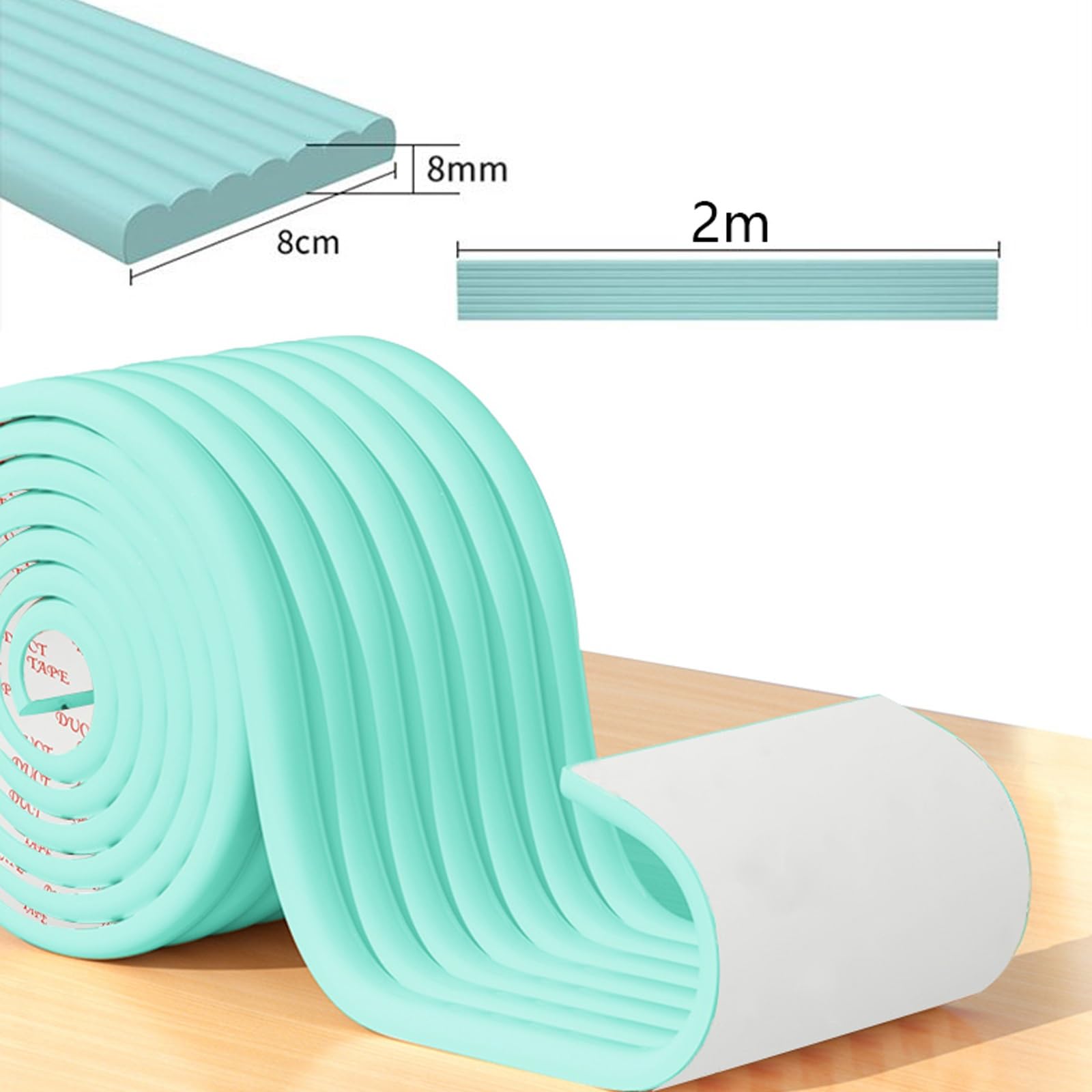 Bande de protection pour coins noirs de 10 m – Protection durable pour parkings et entrepôts, résistante aux chocs, installation facile, prévention des accidents, protection durable
